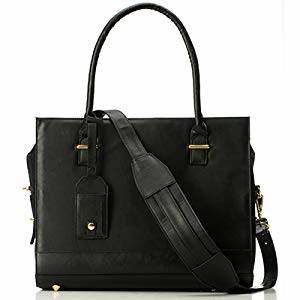 Women's Briefcase Laptop Backpack PU Leather Satchel Messenger Bag Fits up to 14