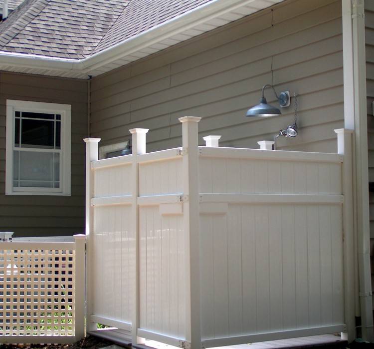 outdoor shower