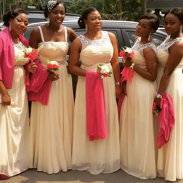 Two Bridesmaids Mismatched in Wine Two Bridesmaids Mismatched in Wine