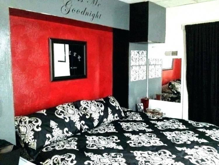 red and black bedroom decorating ideas