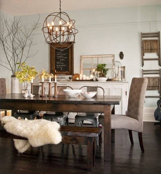 large dining room spaces with pub style sets and vintage table wooden leg chairs white fabric