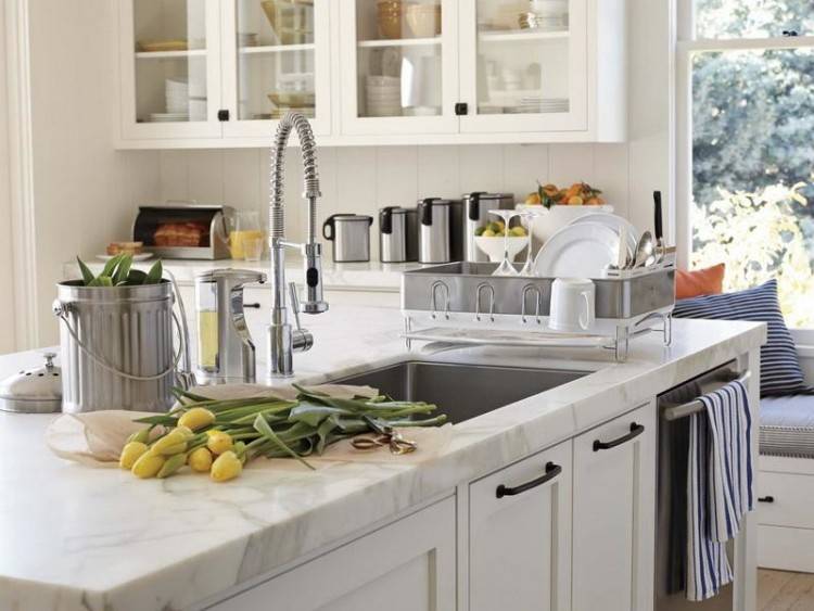 White Quartz Countertops For Your Kitchen Jessecoombs Home Within in White  Quartz Kitchen Countertops