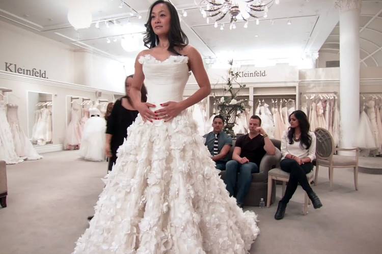 Even though wedding dresses are so personal and we'll all have different tastes and styles, this particular dress seems to be a hit with most potential